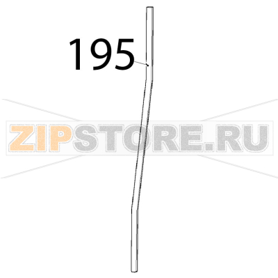 Washing system pipe 9x6 Unox XVC 205E Washing system pipe 9x6 Unox XVC 205EЗапчасть на деталировке под номером: 195