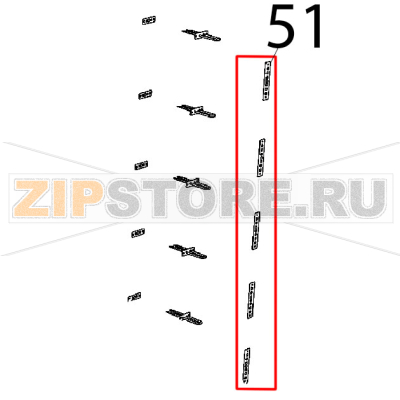Guarnizione PTFE+CARB 145x28x1 Unox XBC 1005E Guarnizione PTFE+CARB 145x28x1 Unox XBC 1005EЗапчасть на деталировке под номером: 51