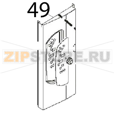 Control panel Angelo Po FM1011E2 Control panel Angelo Po FM1011E2Запчасть на деталировке под номером: 49