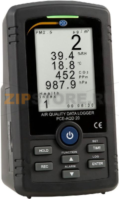 Детектор мелкой пыли, температуры, влажности, CO2 PCE Instruments PCE-AQD 20 