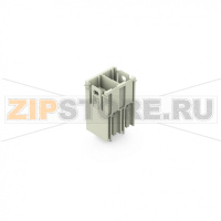 Вилка THT; 1.2 x 1.2 mm solder pin; прямые; 100% защита от неправильного подсоединения; Посеребренные контакты; Шаг контактов 10,16 мм; 2-пол.; светло-серые Wago 832-3602