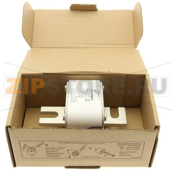 Предохранитель, 1400 A, AC 690 В, 200 кА, 3, aR, DIN, IEC Eaton FUSE 1400A 690V 3KN/80 AR UC 