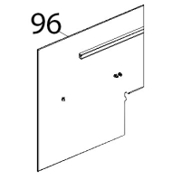 Vetro interno 633x620x6, BETFL Unox XVC 515G