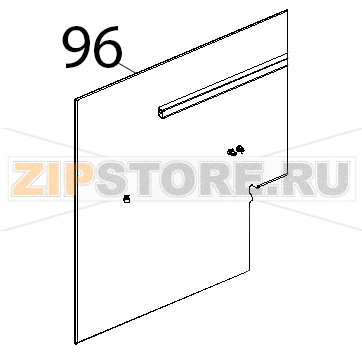 Vetro interno 633x620x6, BETFL Unox XVC 515G Vetro interno 633x620x6, BETFL Unox XVC 515GЗапчасть на деталировке под номером: 96