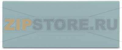 Separator plate; 2 mm thick; oversized; gray Wago 281-344 