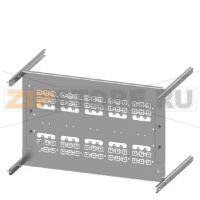 SIVACON S4 EBS SENTRON 3VA 3VA10 (100A) 3-pole Upright mounting position Fixed mounting, connection system 8US setup Number of switches 5 Height 350 mm Width 600 mm Branch heights 350, 450mm Siemens 8PQ6000-8BA33