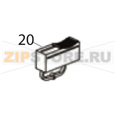 Sensor case Godex EZPi-1300 Sensor case Godex EZPi-1300Запчасть на деталировке под номером: 20Название запчасти Godex на английском языке: Sensor case EZPi-1300.