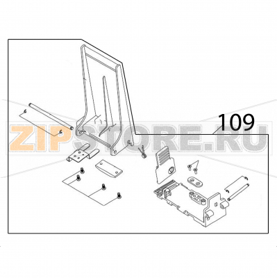 Tag stopper base SA Sato TG312 Tag stopper base SA Sato TG312Запчасть на деталировке под номером: 109Название запчасти на английском языке: Tag stopper base SA Sato TG312.