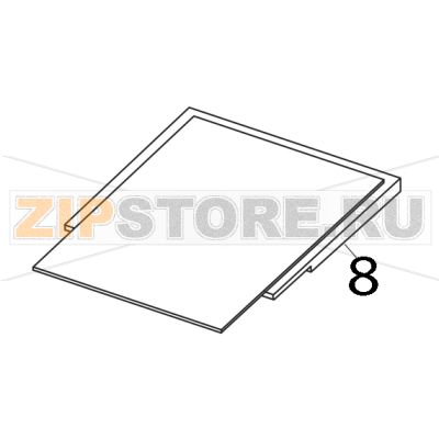 Shield sheet Toshiba TEC B-852-TS22-QP-R Shield sheet Toshiba TEC B-852-TS22-QP-RЗапчасть на деталировке под номером: 8