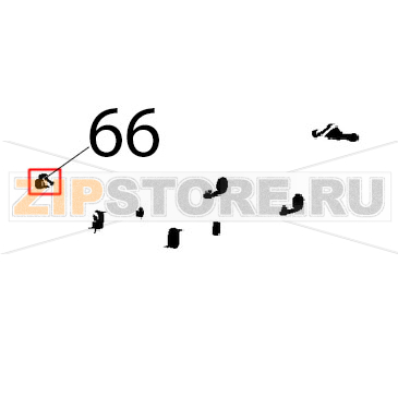 Raccordo intermedio &quot;T&quot; tubo, Ø: 8 Unox XVC 1005EP Raccordo intermedio "T" tubo, Ø: 8 Unox XVC 1005EPЗапчасть на деталировке под номером: 66