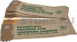BAG FOR KOBOLD VK120 PACK. 8 PCS 