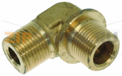 УГЛОВОЕ СОЕДИНЕНИЕ Ø 3/8&quot;М 3/8&quot;М, ЛАТУНЬ 