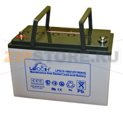 Leoch LPG 12-100 Аккумулятор гелевый Leoch LPG 12–100 Характеристики: Напряжение - 12 В; Емкость - 100 Ач; Технология: GEL Габариты: длина 330 мм, ширина 173 мм, высота 212 мм, вес: 31 кг