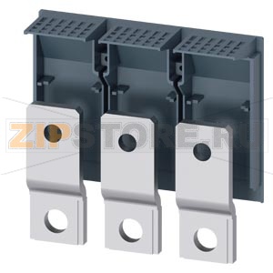bus connector extended front 3 units accessory for: 3VA6 150/250 3VA5 250 Siemens 3VA9273-0QB00 