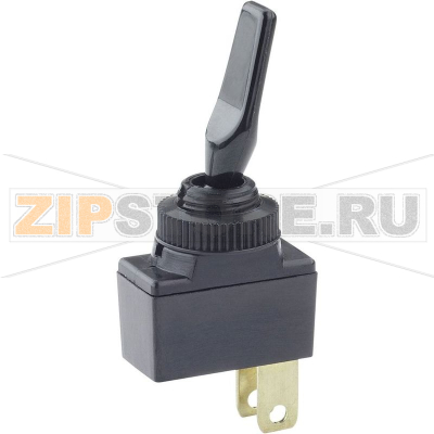 Тумблер автомобильный 12 В/DC, 10 А, 1 x выкл/вкл TRU Components TC-R13-18BS-SQ 