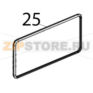 Guarnizione porta profilo 248 linemiss-XCH030 Unox XF 190 Guarnizione porta profilo 248 linemiss-XCH030 Unox XF 190Запчасть на деталировке под номером: 25