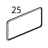 Guarnizione porta profilo 248 linemiss-XCH030 Unox XF 190