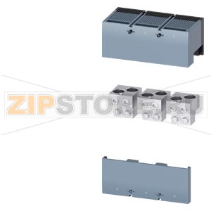 wire connector for 2 cables; with control wire tap 3 pcs. accessory for: 3VA55/3VA65/3VA66 Siemens 3VA9673-0JC24 