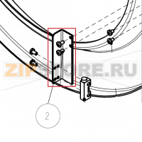 Staffa supporto magnete oblo RC/LM 14/18/23 Imesa LM 23                                     