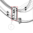 Staffa supporto magnete oblo RC/LM 14/18/23 Imesa LM 23                                     