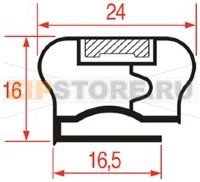 JOINT DEMI BORD 490x425mm