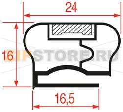JOINT DEMI BORD 490x425mm 