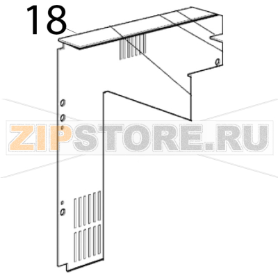 Rueckwand Scotsman EC 126 AS Rueckwand Scotsman EC 126 ASЗапчасть на деталировке под номером: 18