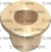 PALIER ARTICULATION PORTE EN LAITON