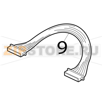 RIP-I Harness Toshiba TEC B-852-TS12-CN RIP-I Harness Toshiba TEC B-852-TS12-CNЗапчасть на деталировке под номером: 9