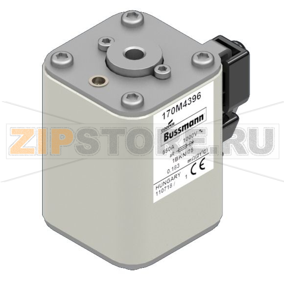 Предохранитель, 550 A, AC 1000 В, 100 кА, size 1, 53x69x74 мм, aR, IEC UL Eaton FUSE 550A 1000 