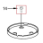 Screw 10−24 X 1/2" KitchenAid KSM90