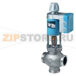 MXG462S50-30 - Смесительный/2-ходовой магнитный клапан, внешняя резьба, PN16, DN50, kvs 30, AC / DC 24 В, DC 0/2 ... 10 В / 0/4 ... 20 мА Siemens MXG462S50-30 