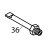 Case for analogical indicator bulb Fagor FI-2700I