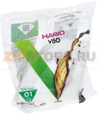 ПАКЕТ 100 ФИЛЬТРОВ HARIO НА 1-2 ЧАШКИ 