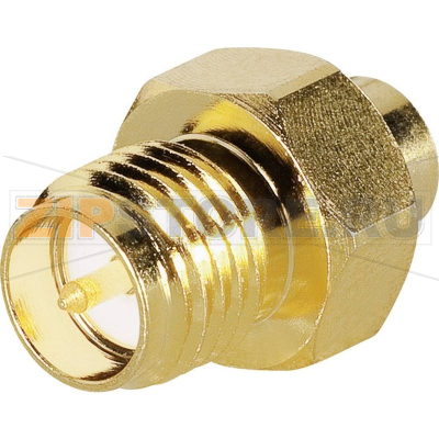 Разъем обратный MMCX, гнездо обратное SMA, 1 шт TRU Components 1579228 