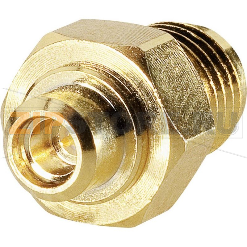 Разъем обратный MMCX, гнездо обратное SMA, 1 шт TRU Components 1579228 