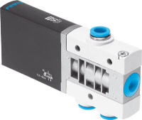 Распределитель с электроуправлением Festo MHE4-M1H-3/2G-QS-8