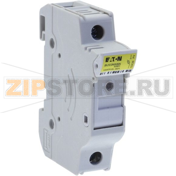 Держатель предохранителя, 32 A, DC 1000 В, 10x38 мм, gPV, 1P, UL, IEC Eaton 1P MFH For 10x38 gPV 