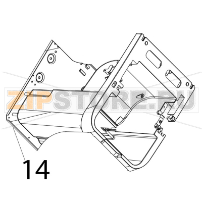 Bottom plate Hurakan HKN-IMF15M Bottom plate Hurakan HKN-IMF15MЗапчасть на деталировке под номером: 14