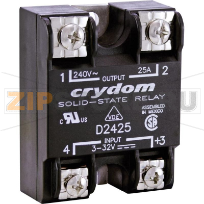 Реле твердотельное 50 А, 530 В/AC, 1 шт Crydom HD4850 