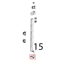 Supporto inf barra LED Unox XBC 615EG