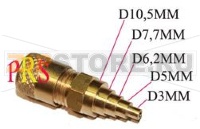 VALVE 1/4 SAE A SOUD.6 DI *1*