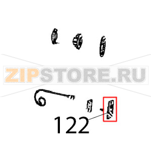 Piastrina supporto microporta mag Unox XBC 615EG Piastrina supporto microporta mag Unox XBC 615EGЗапчасть на деталировке под номером: 122