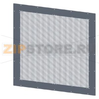 SIVACON, Roof, with Ventilation openings with Ventilation openings IP20, W: 1000 mm, T: 1000 mm, zinc-plated Siemens 8MF1000-2UD20-0A