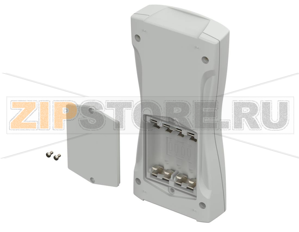 Корпус ручной с отсеком для 4 батареек типа АА, 209.3x98x34.8 мм, IP 40 Bopla BS 801 F-7035 