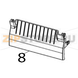 Lower front panel TSC ML340P Lower front panel TSC ML340PЗапчасть на деталировке под номером: 8