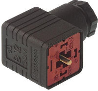 Разъем питания прямоугольный, 2+PE Hirschmann GDM 2011 J BLACK