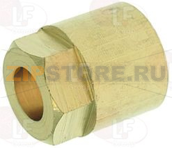 ГАЙКА Ø 1/4"F ДЛЯ ПОВОРОТНОГО СОЕДИНЕНИЯ 