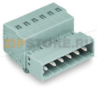 MCS MIDI Classic 1-проводная вилка; Монтажные ножки; 2,5 мм; Шаг контактов 5 мм; 3-пол.; 2,50 mm; серые Wago 231-603/018-000