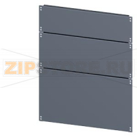 SIVACON, base, EMC, IP40, D: 800 mm, W: 600 mm, zinc-plated Siemens 8MF1068-2UB42-0